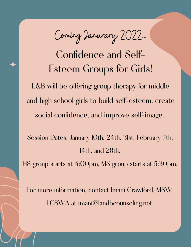 Girls Teen Self Esteem group